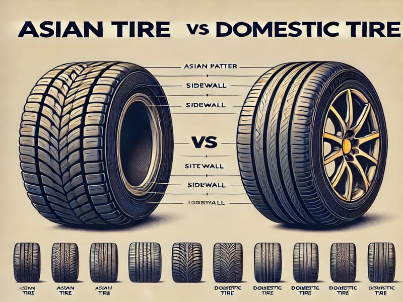 アジアンタイヤと国産タイヤの違い